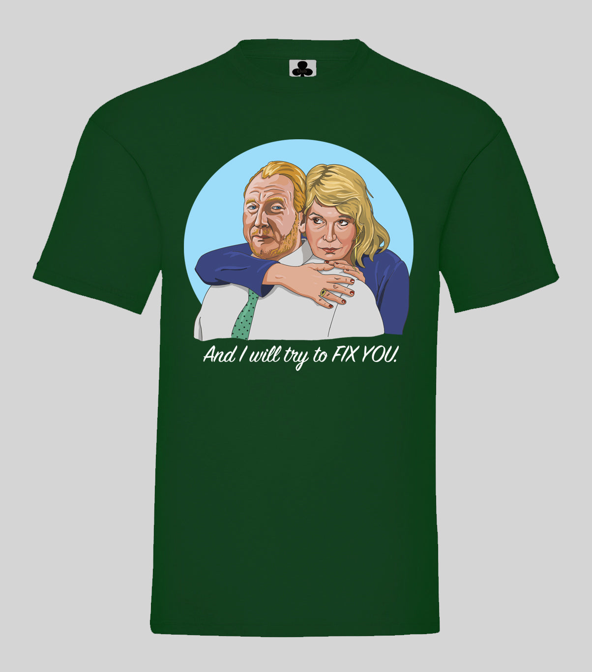 0135 - Pete & Dawn T-Shirt (Black)