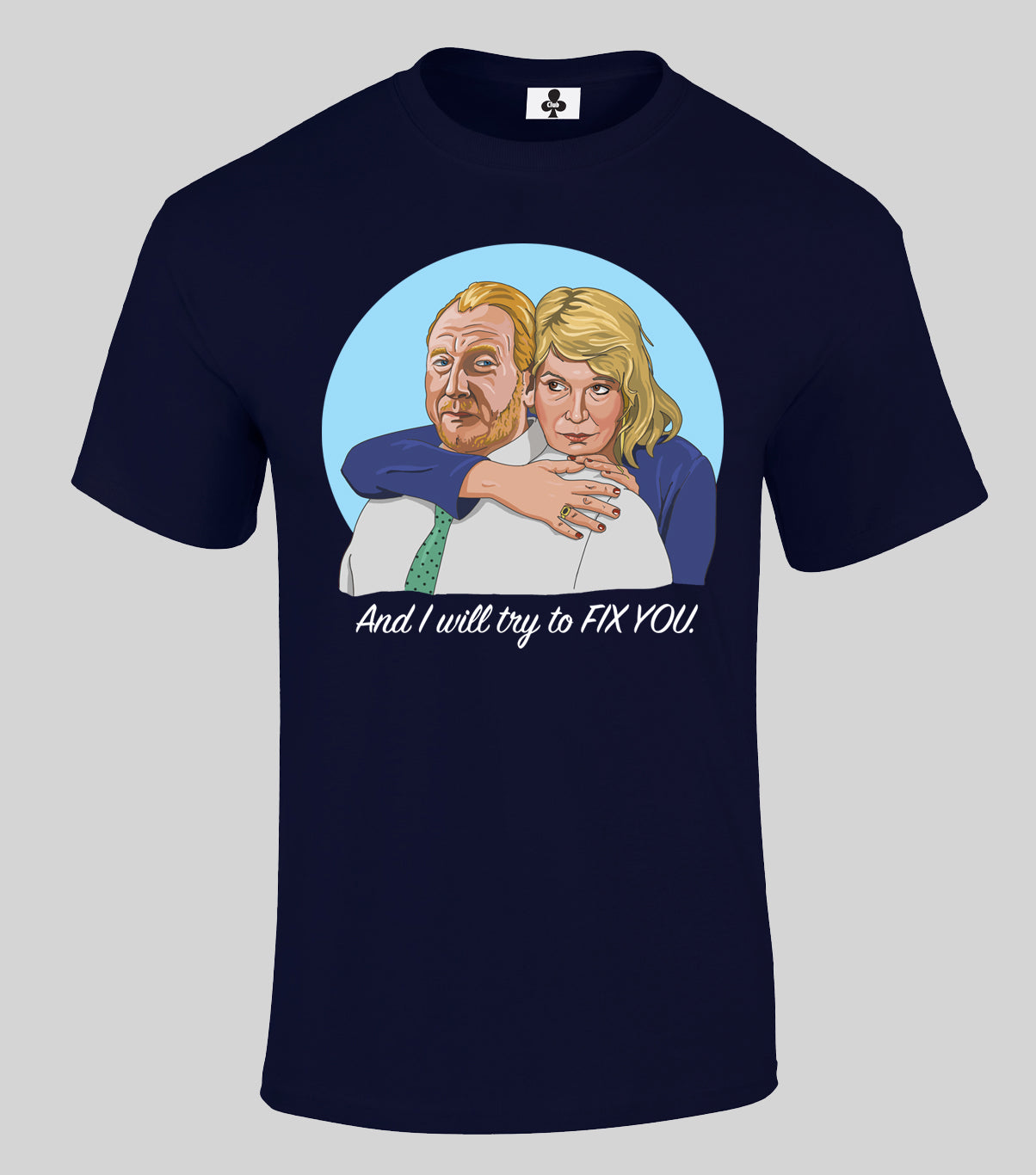 0135 - Pete & Dawn T-Shirt (Black)