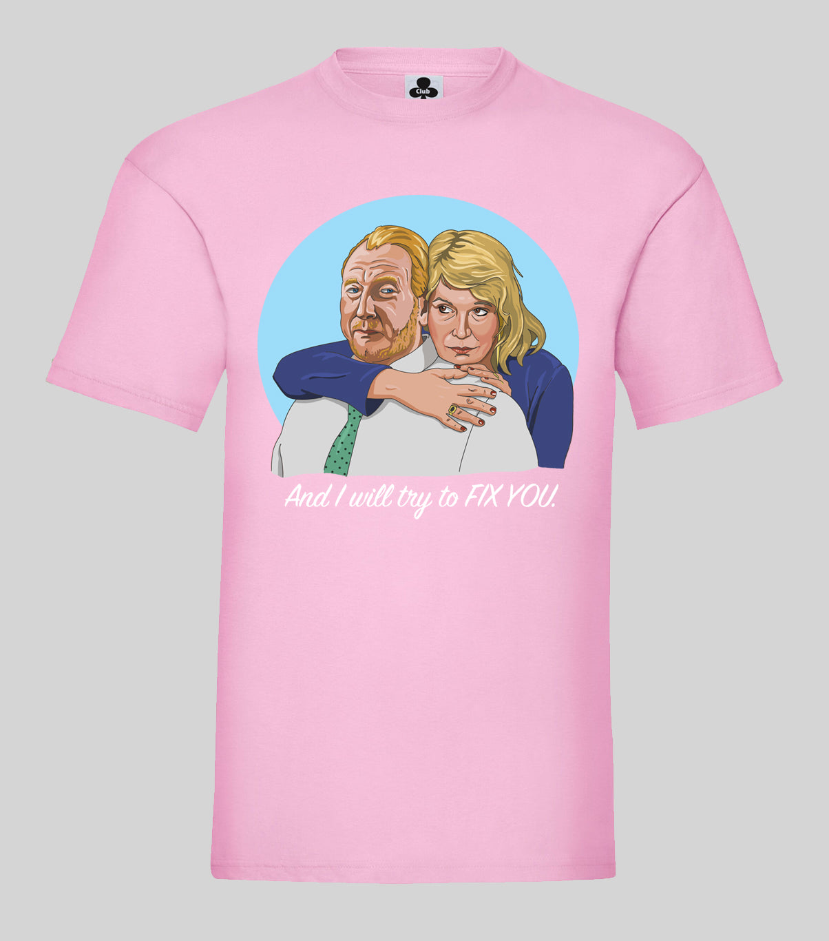 0135 - Pete & Dawn T-Shirt (Black)
