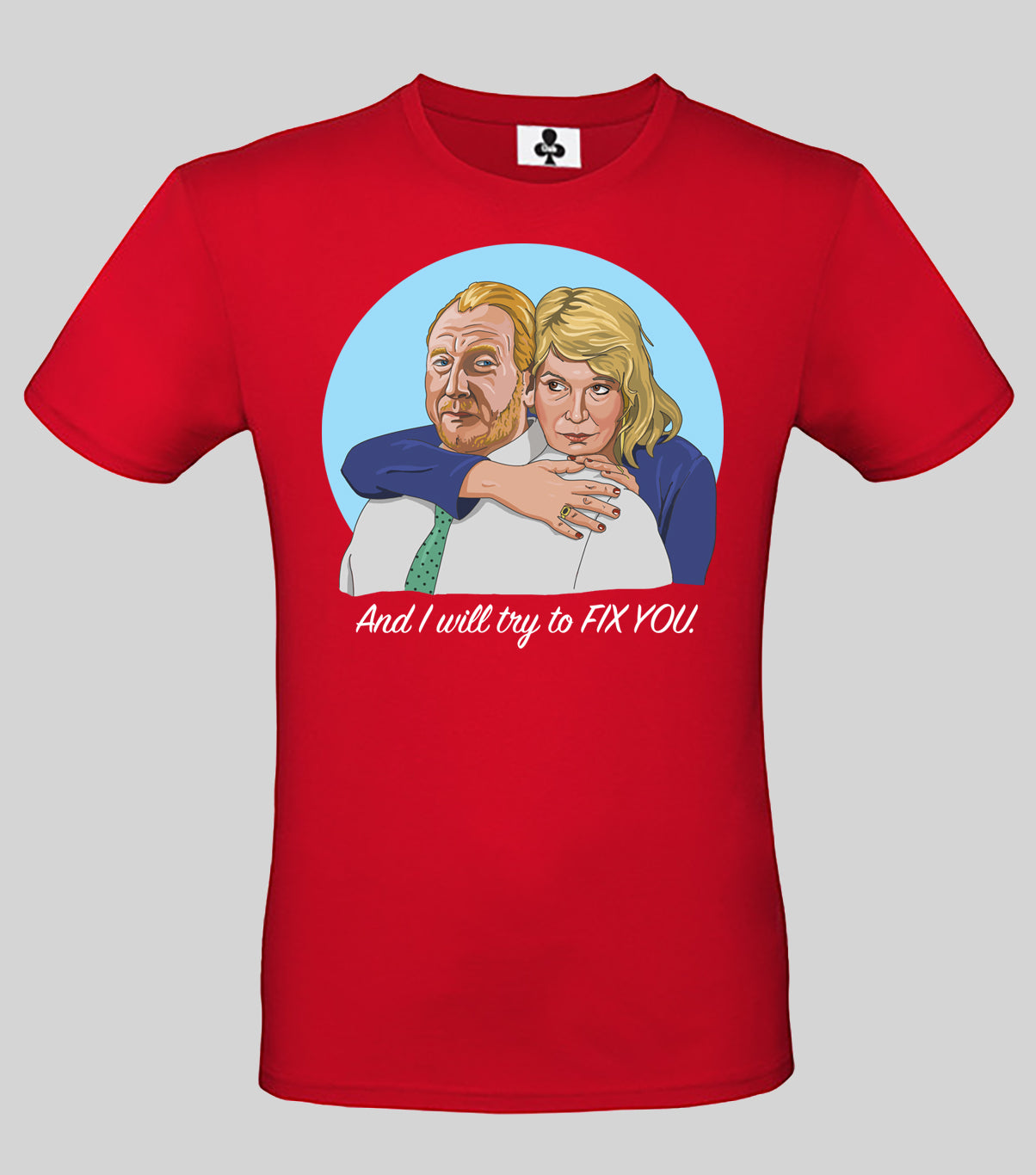 0135 - Pete & Dawn T-Shirt (Black)