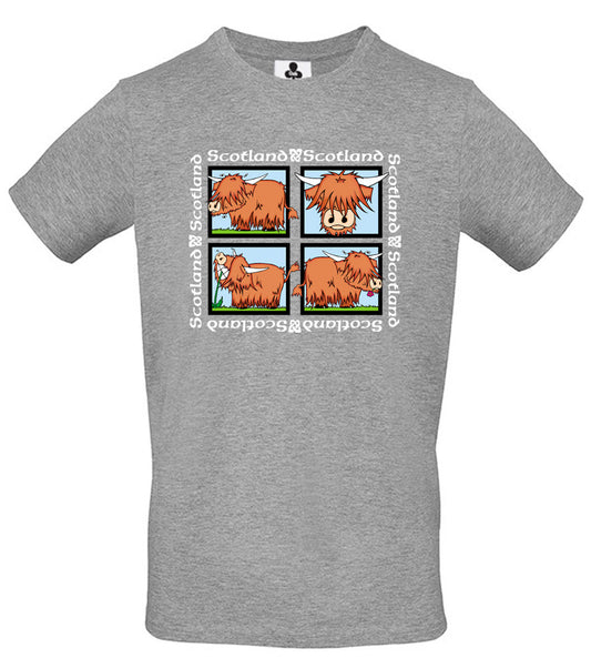 0151 - Cow 4 Pic (Grey)