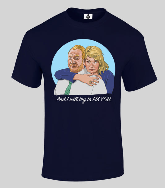 0135 - Pete & Dawn T-Shirt (Navy)