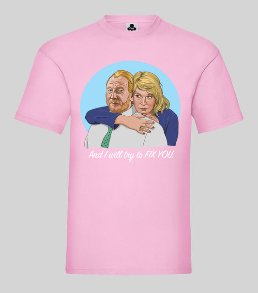 0135 - Pete & Dawn T-Shirt (Pink)