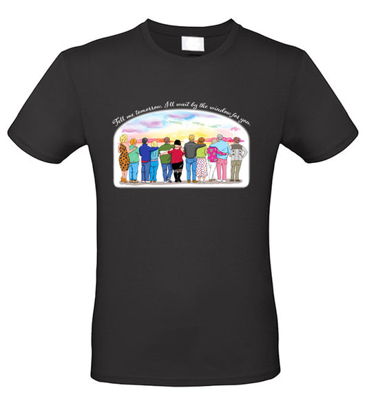 0135 - Tell Me Tomorrow Cast T-Shirt (Black)