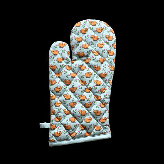 0775 - Highland Cow Oven Glove