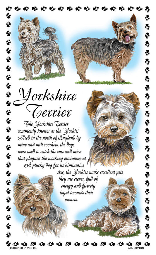 0392 - Yorkshire Terrier Tea Towel